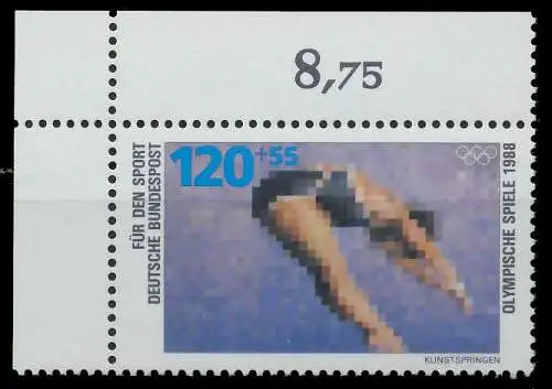 BRD 1988 Nr 1355 postfrisch ECKE-OLI 85A40A