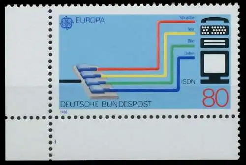 BRD BUND 1988 Nr 1368 postfrisch ECKE-ULI 85A546