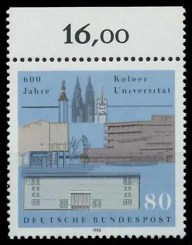 BRD 1988 Nr 1370 postfrisch ORA 85A5E6