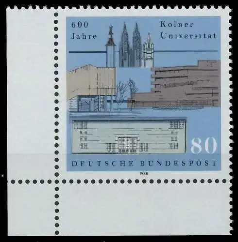 BRD 1988 Nr 1370 postfrisch ECKE-ULI 85A5FE