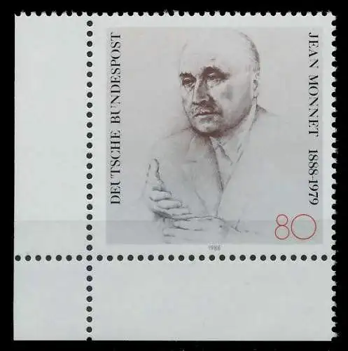 BRD BUND 1988 Nr 1372 postfrisch ECKE-ULI 85A612