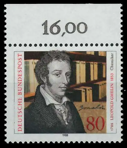 BRD 1988 Nr 1377 postfrisch ORA 85A642