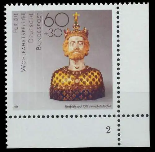 BRD 1988 Nr 1384 postfrisch FORMNUMMER 2 S7586C2