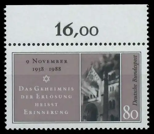 BRD 1988 Nr 1389 postfrisch ORA 85A79A