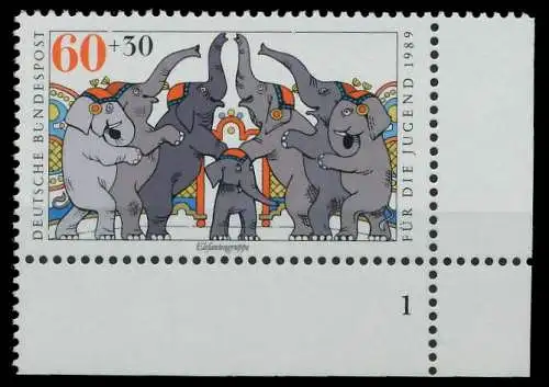 BRD 1989 Nr 1411 postfrisch FORMNUMMER 1 85A8DA