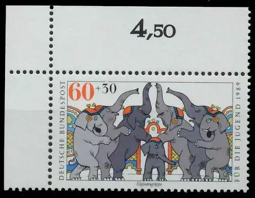 BRD 1989 Nr 1411 postfrisch ECKE-OLI 85A8FA