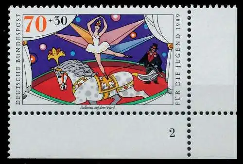 BRD 1989 Nr 1412 postfrisch FORMNUMMER 2 85A936