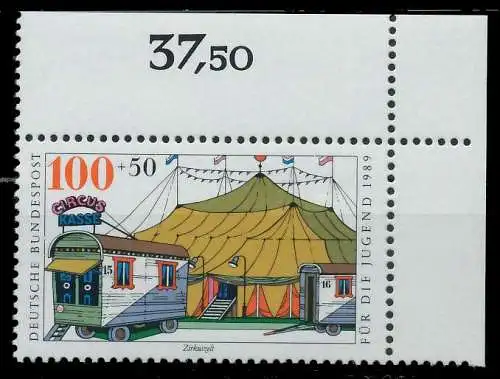BRD 1989 Nr 1414 postfrisch ECKE-ORE 85A9A2