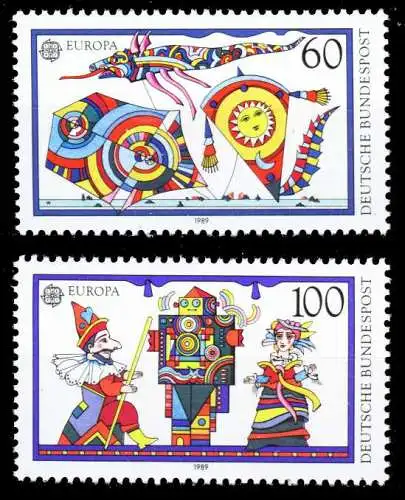 BRD BUND 1989 Nr 1417-1418 postfrisch S75D922