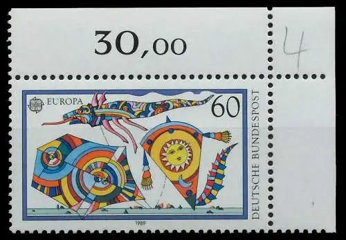 BRD BUND 1989 Nr 1417 postfrisch ECKE-ORE 85AA0E