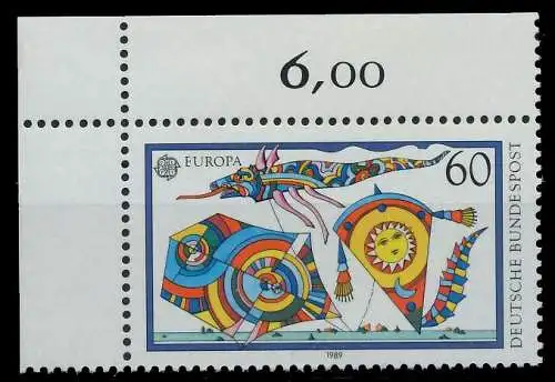 BRD BUND 1989 Nr 1417 postfrisch ECKE-OLI S75D946