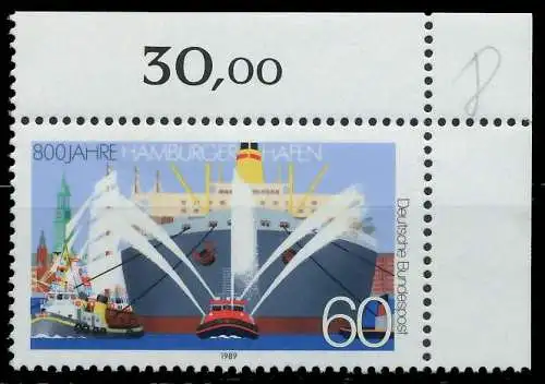 BRD 1989 Nr 1419 postfrisch ECKE-ORE 85AA72