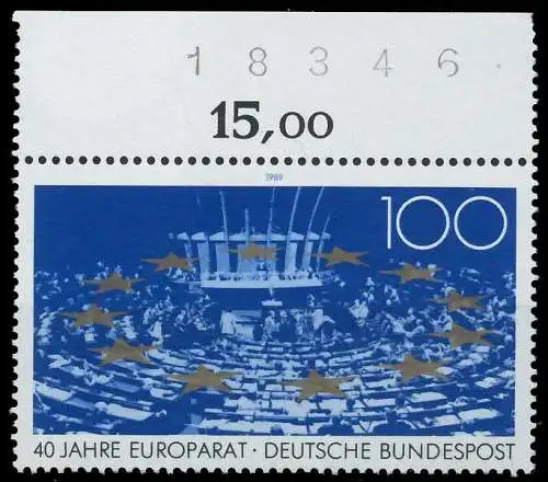 BRD BUND 1989 Nr 1422 postfrisch ORA 85AACE