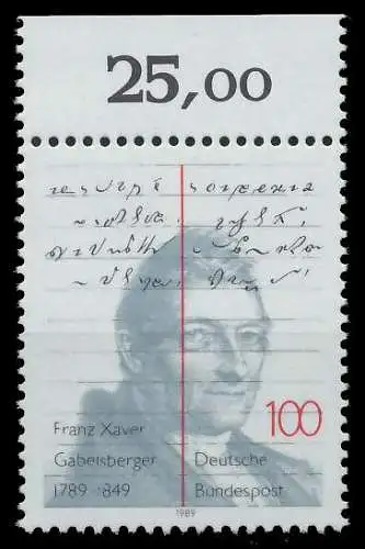 BRD 1989 Nr 1423 postfrisch ORA 85AB06