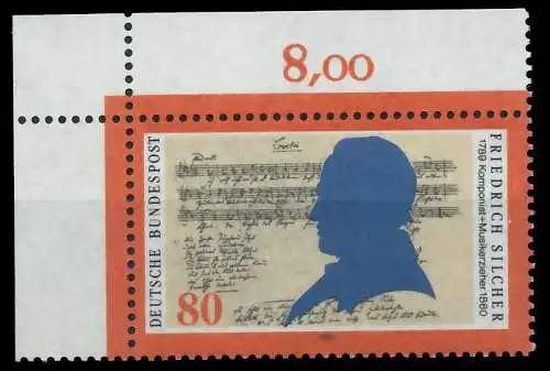 BRD 1989 Nr 1425 postfrisch ECKE-OLI 85BB76