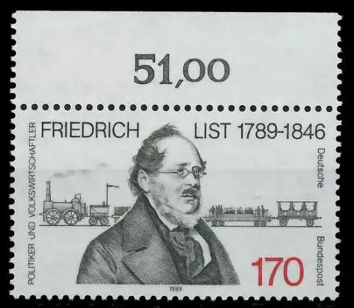 BRD 1989 Nr 1429 postfrisch ORA 85BB9E