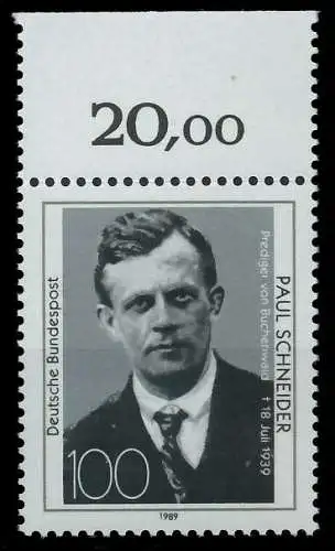 BRD 1989 Nr 1431 postfrisch ORA 85BBE2