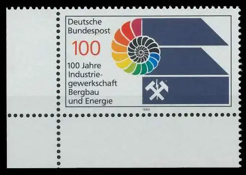 BRD 1989 Nr 1436 postfrisch ECKE-ULI 85BC42
