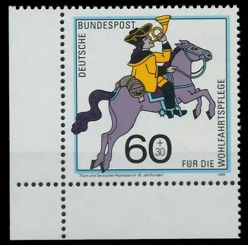 BRD 1989 Nr 1437 postfrisch ECKE-ULI S75DBBE