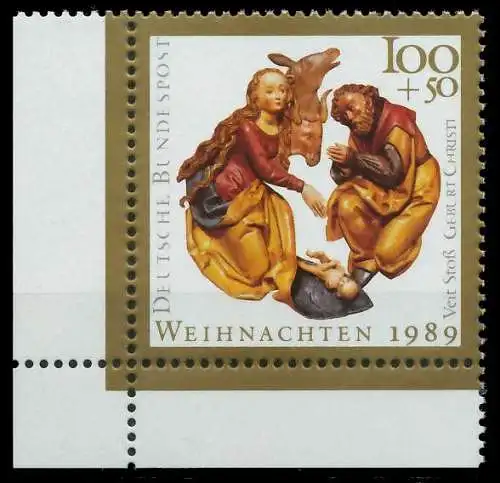 BRD 1989 Nr 1443 postfrisch ECKE-ULI S75DCAE