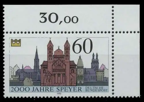 BRD 1990 Nr 1444 postfrisch ECKE-ORE 85BD8A