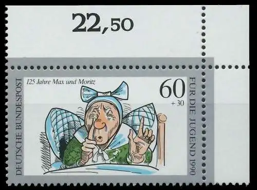 BRD 1990 Nr 1455 postfrisch ECKE-ORE 85BEDE