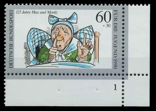 BRD 1990 Nr 1455 postfrisch FORMNUMMER 1 85BEE2