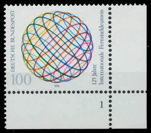 BRD 1990 Nr 1464 postfrisch FORMNUMMER 1 85C016