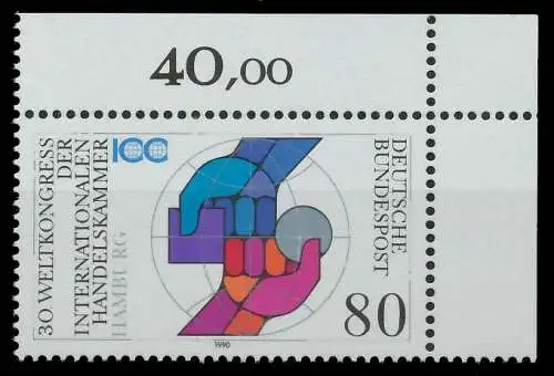 BRD 1990 Nr 1471 postfrisch ECKE-ORE 85C0B2