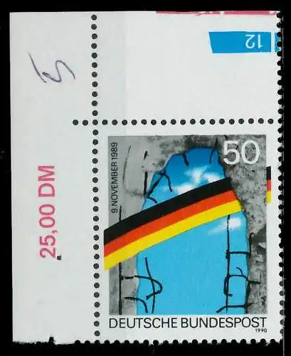 BRD 1990 Nr 1481I postfrisch ECKE-OLI 85C19E