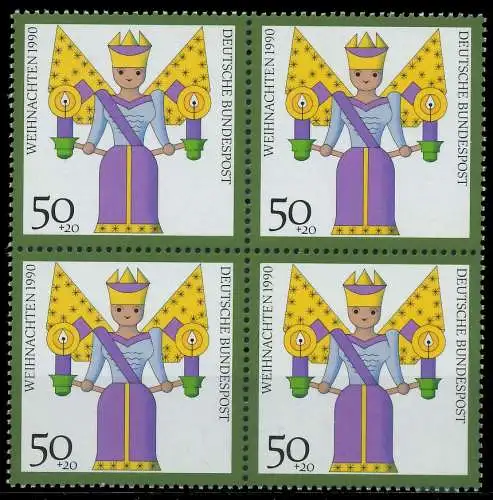 BRD 1990 Nr 1484 postfrisch VIERERBLOCK S7630D2
