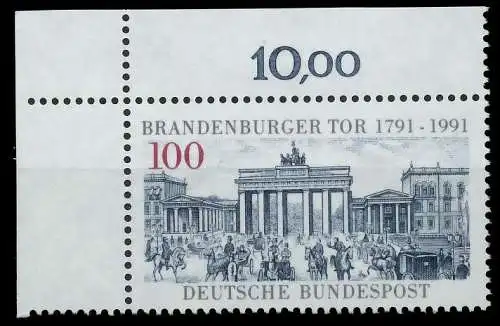 BRD 1991 Nr 1492 postfrisch ECKE-OLI 85C2FA