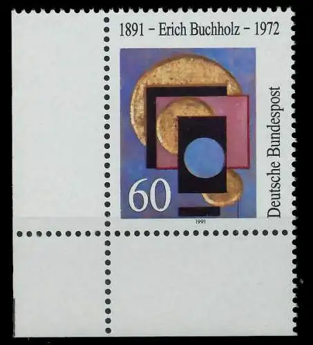 BRD 1991 Nr 1493 postfrisch ECKE-ULI 85C312