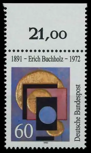 BRD 1991 Nr 1493 postfrisch ORA 85C31A