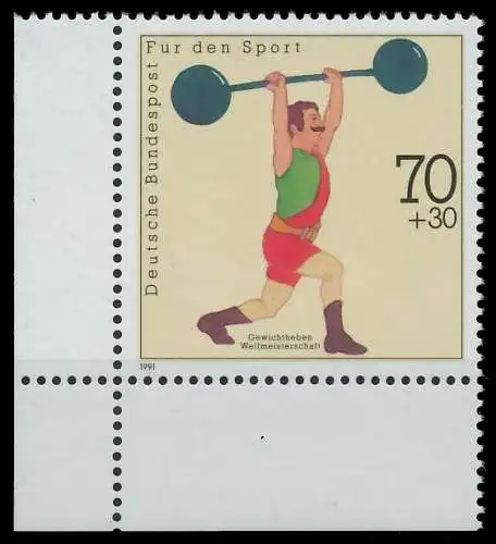 BRD 1991 Nr 1499 postfrisch ECKE-ULI 85D36E