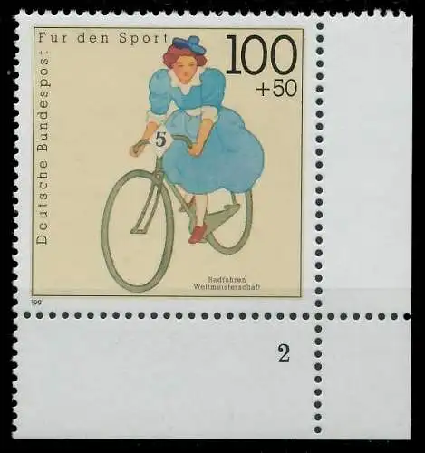 BRD 1991 Nr 1500 postfrisch FORMNUMMER 2 85D3AA