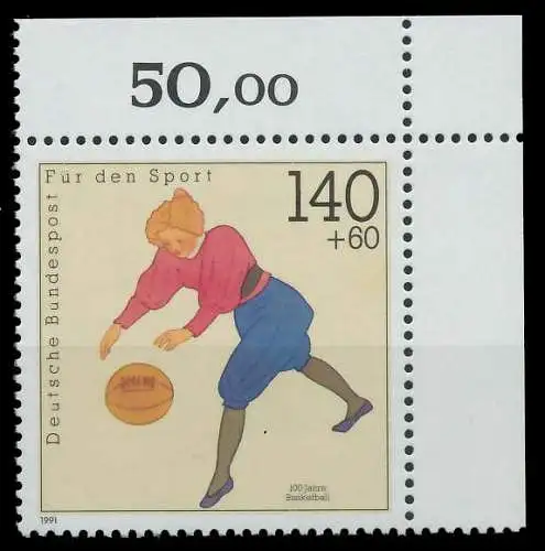BRD 1991 Nr 1501 postfrisch ECKE-ORE 85D3CA
