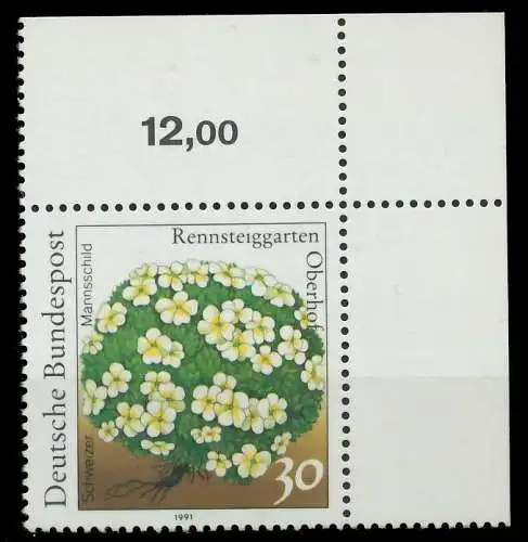 BRD 1991 Nr 1505 postfrisch ECKE-ORE 85D46E