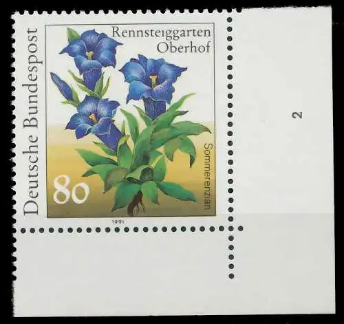 BRD BUND 1991 Nr 1507 postfrisch FORMNUMMER 2 85D4BA