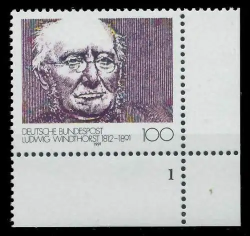 BRD 1991 Nr 1510 postfrisch FORMNUMMER 1 S7633C6