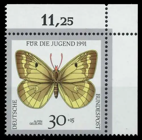 BRD 1991 Nr 1512 postfrisch ECKE-ORE 85D56A