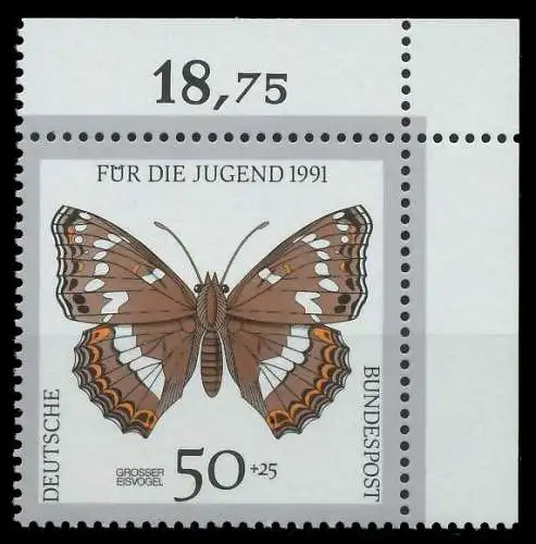 BRD 1991 Nr 1513 postfrisch ECKE-ORE 85D58A