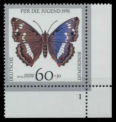 BRD 1991 Nr 1514 postfrisch FORMNUMMER 1 85D5AE
