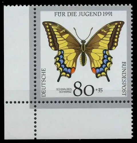 BRD 1991 Nr 1516 postfrisch ECKE-ULI 85D5FA