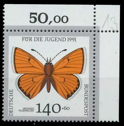 BRD 1991 Nr 1519 postfrisch ECKE-ORE 85D66E