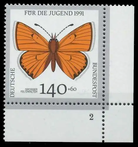BRD 1991 Nr 1519 postfrisch FORMNUMMER 2 85D672