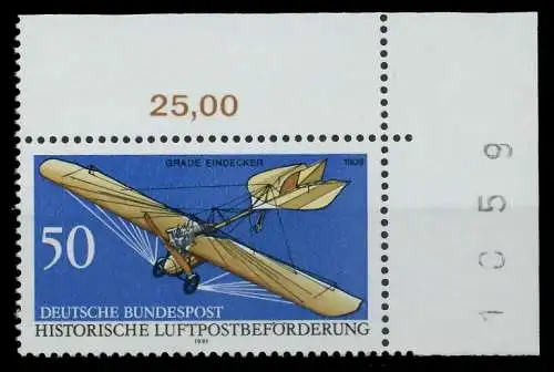 BRD 1991 Nr 1523 postfrisch ECKE-ORE 85D716
