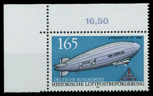 BRD 1991 Nr 1525 postfrisch ECKE-OLI 85D74A