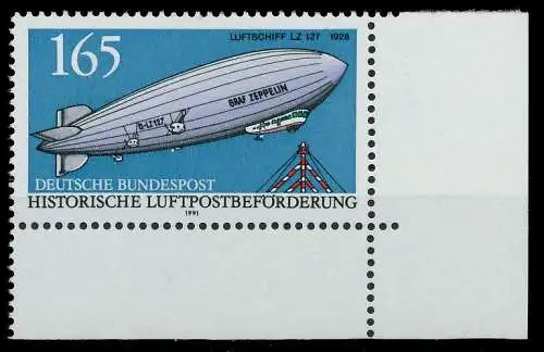 BRD 1991 Nr 1525 postfrisch ECKE-URE 85D74E