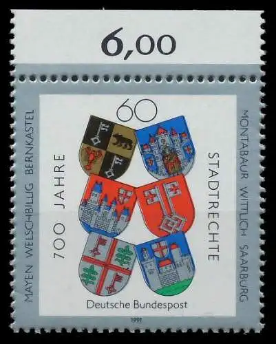 BRD 1991 Nr 1528 postfrisch ORA 85D7BE